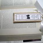Handmade Wedding Bookmarkers Favors - Burlap Gold..