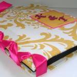 Handmade Wedding Guestbook/album - Yellow..