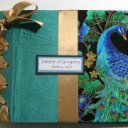 Wedding Guestbook/Album - Peacock Design Theme